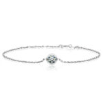 0.5ct Round Cut Moissanite Bracelet