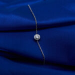 0.5ct Round Cut Moissanite Bracelet