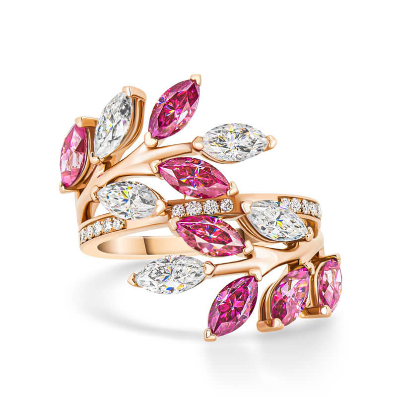 Marquise Moissanite Ring
