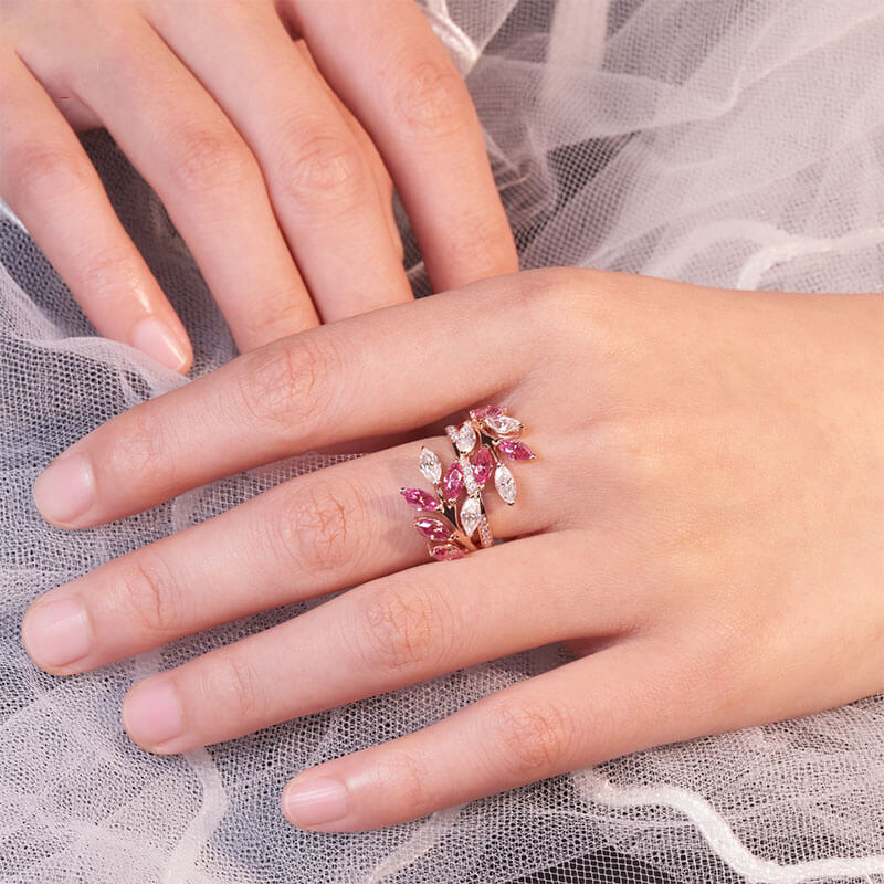 Marquise Moissanite Ring