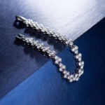 3.0mm Round Cut Moissanite Bracelet