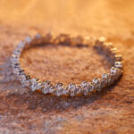 3.0mm Round Cut Moissanite Bracelet
