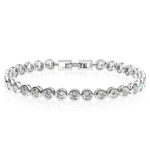 4.0mm Round Cut Moissanite Bracelet