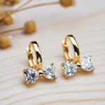 4.0ct Bow Moissanite Earring