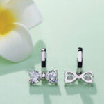 4.0ct Bow Moissanite Earring