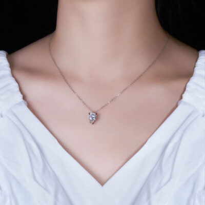 2.0ct Little Devil Moissanite Pendant