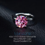 4.0ct Moissanite Engagement Ring
