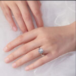 4.0ct Moissanite Engagement Ring