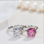 4.0ct Moissanite Engagement Ring