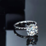 4.0ct Moissanite Engagement Ring