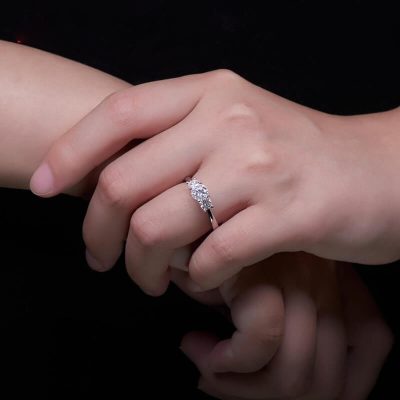Moissanite Engagement Ring