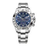 Rolex Cosmograph Daytona White Gold Sunburst Blue Index Dial  116509-0071