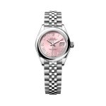 Rolex Lady-Datejust 28mm 279160-0013 Stainless Steel Slate Grey Dial Smooth Bezel Jubilee Bracelet