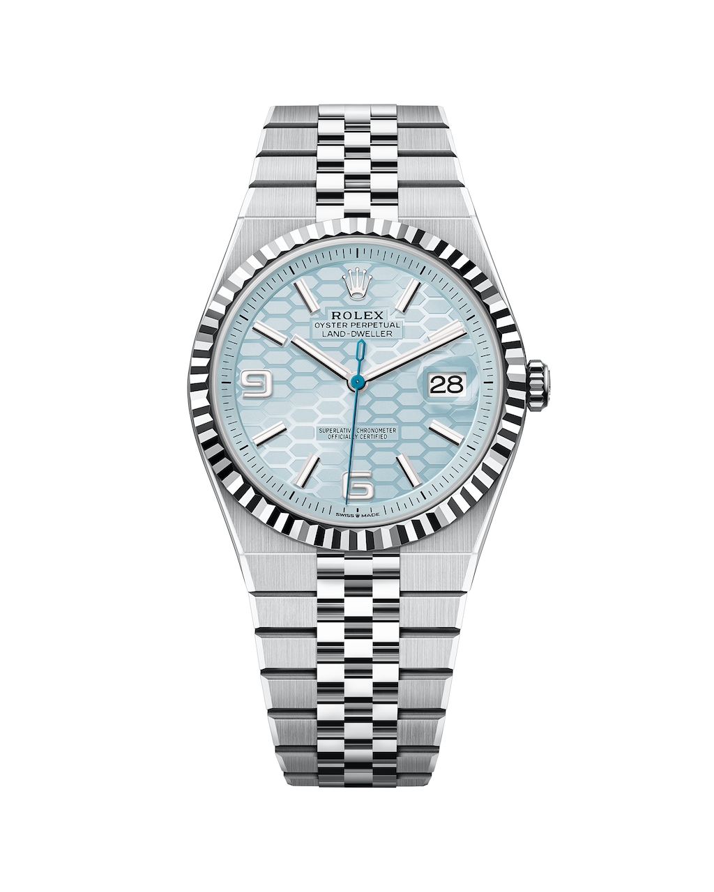 Rolex Land-Dweller 127336-0001 40mm Two-Tone Yellow Gold Stainless Steel Champagne Dial Fluted Bezel Oyster Bracelet Rolex Land-Dweller 127336-0001 40mm Two-Tone Yellow Gold Stainless Steel Champagne Dial Fluted Bezel Oyster Bracelet