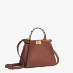 Fendi Mini Brown Selleria Bag - Image 2