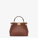 Fendi Mini Brown Selleria Bag - Image 3
