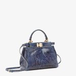 Fendi Mini Blue Python Bag - Image 2