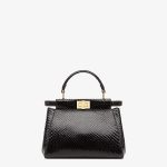 Fendi Mini Black Python Bag