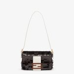 Fendi Mini Satin Bag With Sequin