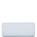 Hermes Bleu Brume Epsom Sellier Kelly 28cm Palladium Hardware - Image 6